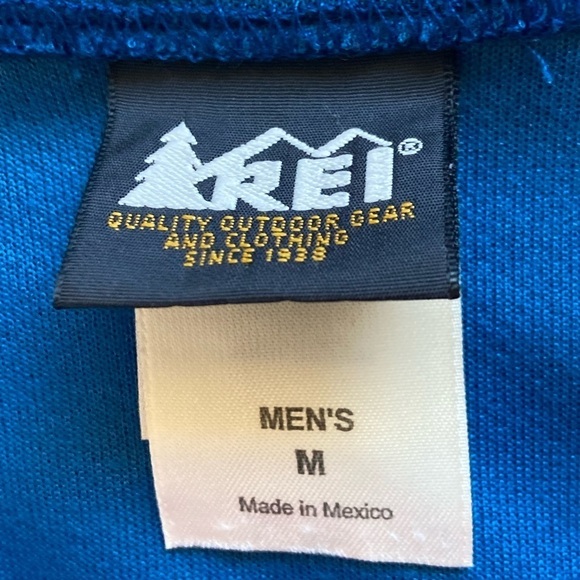 REI Bicycle 1/4 Zip Front And Back Zip Pocket Sz M - Picture 7 of 7
